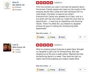 Yelp Customer Reviews